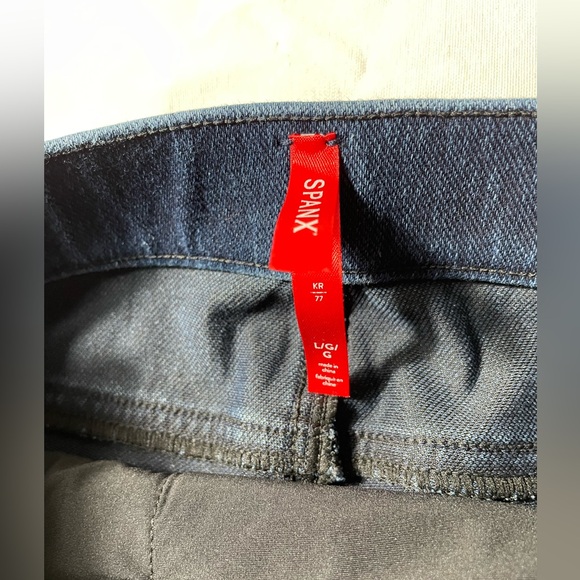 Spanx Ankle Skinny Jean Jegging Blue Womens size Large - Picture 7 of 7